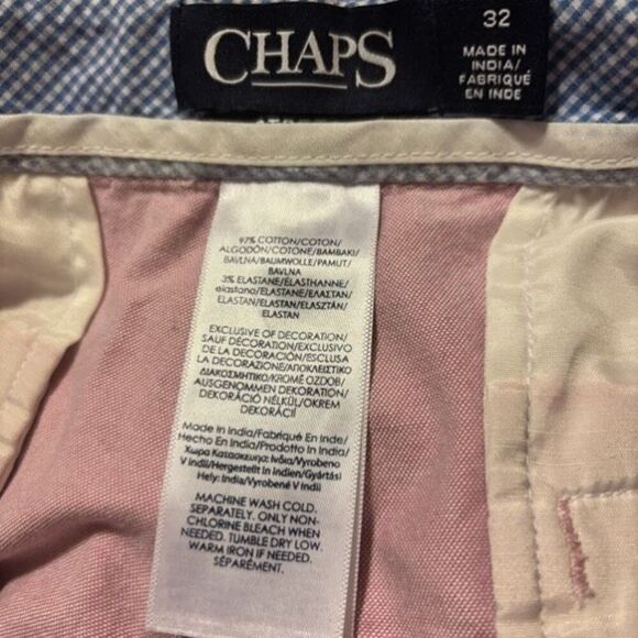 Chaps Stretch Size 32 Pink Casual Shorts - Picture 3 of 4